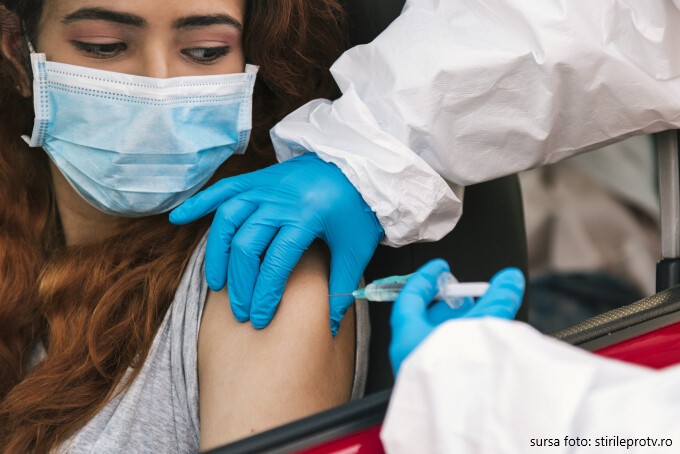 Trei noi fluxuri de vaccinare de tip drive-through vor funcționa în acest weekend la Bistrița
