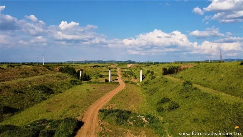 Lucrările de pe un tronson al Autostrăzii Transilvania din Bihor, sunt blocate de 10 luni