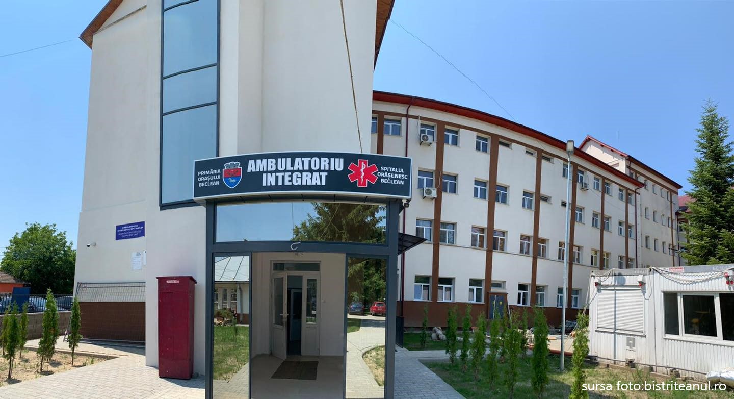 Din această săptămână Spitalul Orășenesc Beclean preia pacienți infectați cu COVID-19
