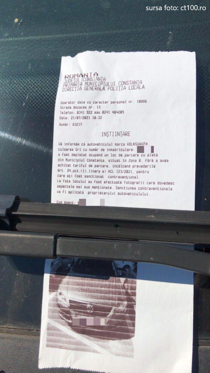 Orădenii sunt campioni la sumele plătite pentru amenzile de parcare, într-un top național
