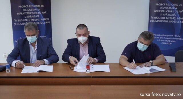 Al doilea contract pentru infrastructură de apă și apă uzată cu bani europeni a fost semnat