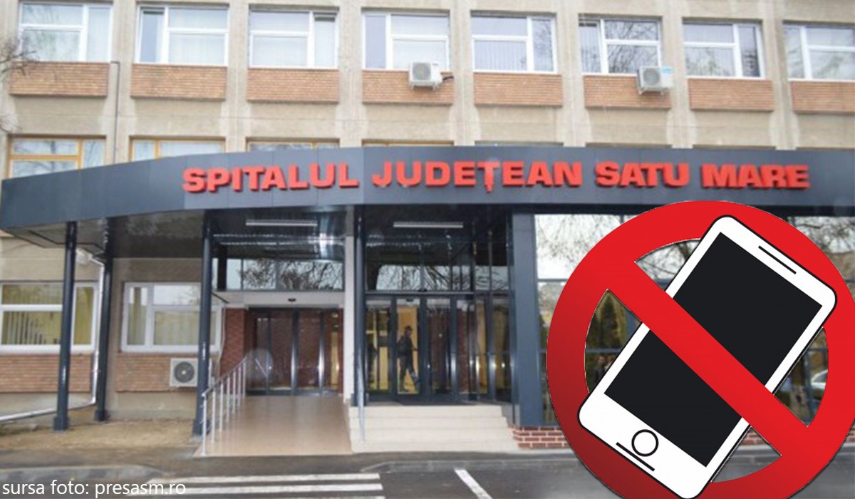 În secțiile ATI ale Spitalului Județean Satu Mare s-a interzis folosirea telefoanelor mobile și a laptopurilor