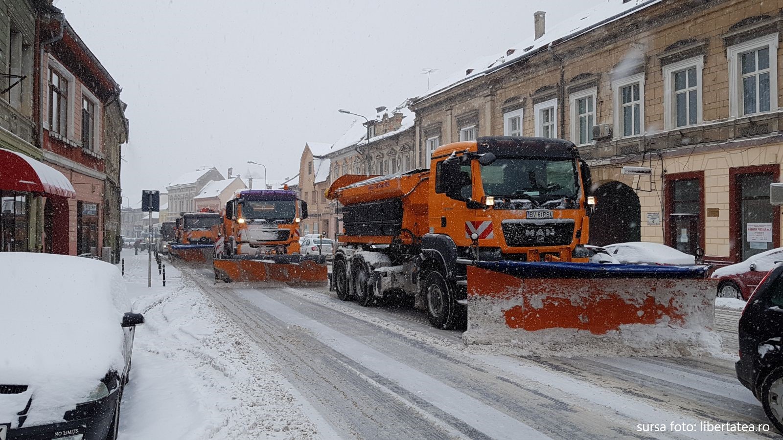 Drumuri si Poduri a activat Comandamentul de iarnă pentru dezăpezirea din județul din Sibiu
