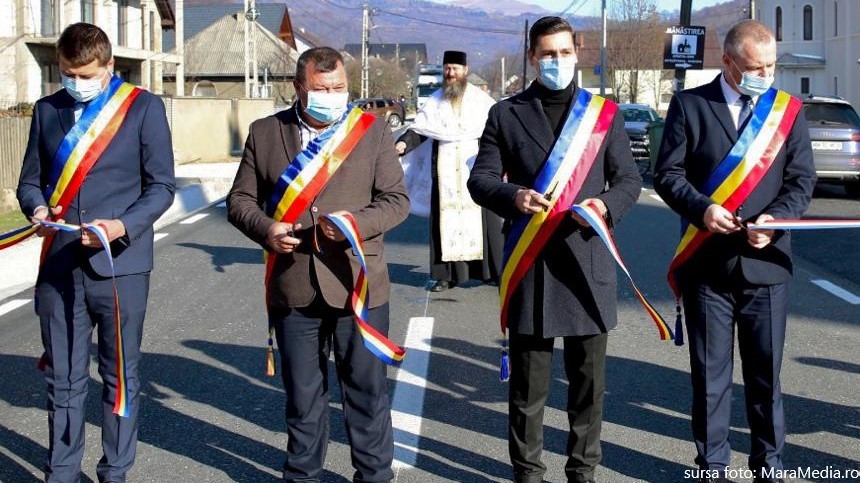 Drumul județean maramureșean de la Leordina până în comuna Poienile de Sub Munte a fost inaugurat