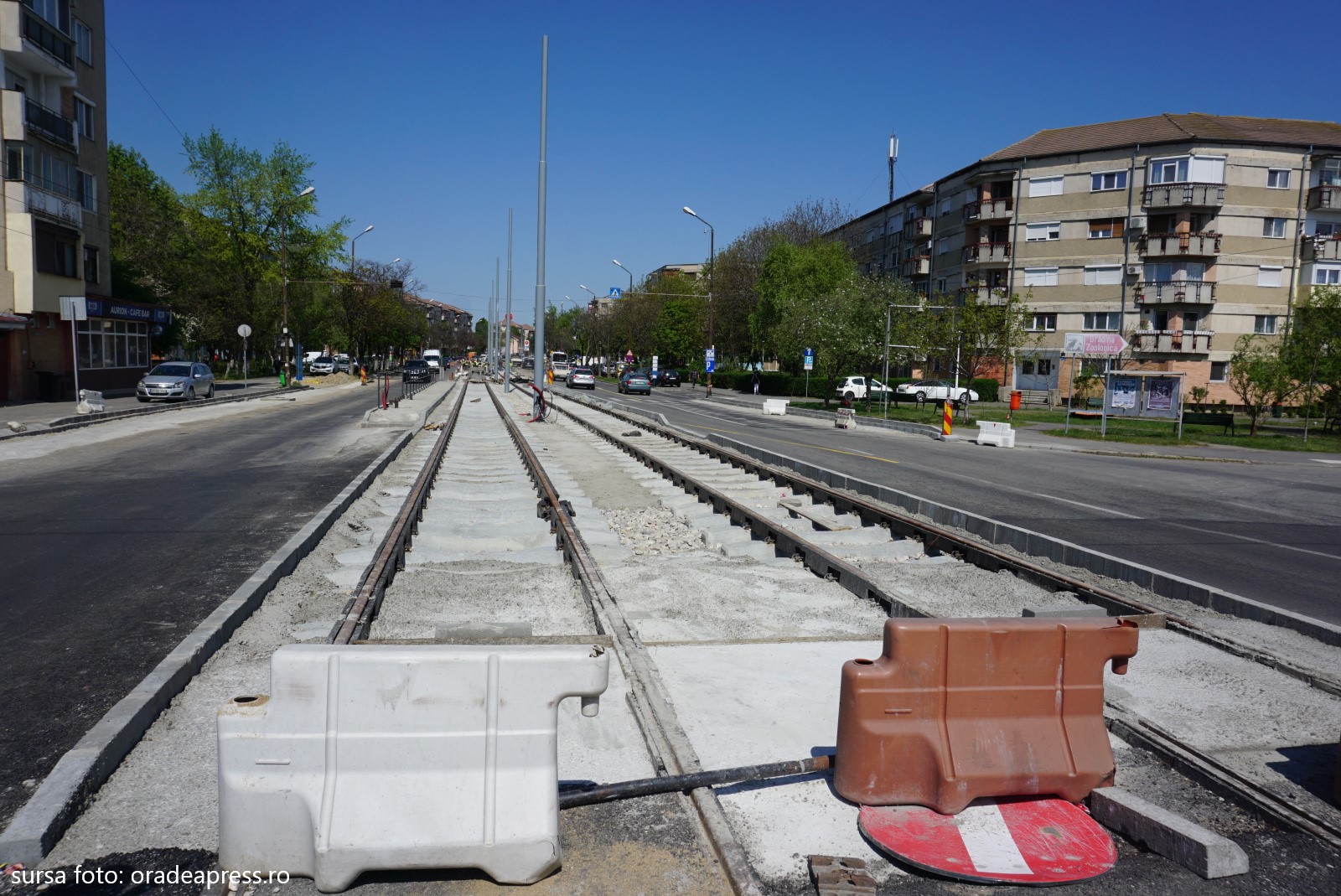 Noua linie de tramvai din Oradea ar putea fi dată în funcţiune din15 decembrie