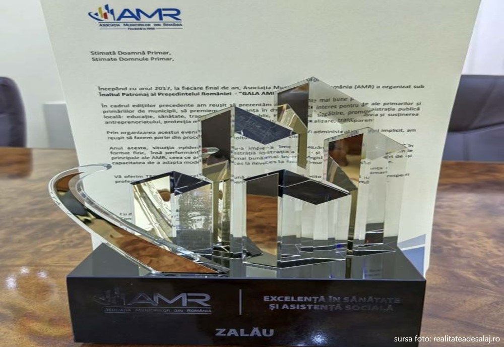 Municipiul Zalău a fost premiat: a obținut trofeul pentru excelență în sănătate și asistență socială