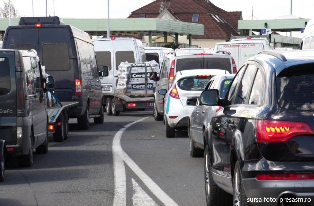 Traversarea frontierei spre și dinspre Ungaria se face în aceste zile cu timpi crescuți de așteptare