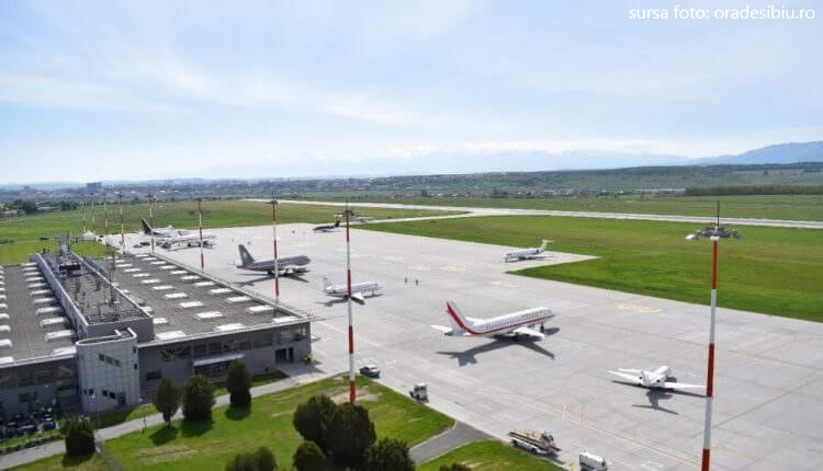 Aeroportul din Sibiu se va extinde, va opera cu avioane de categoria D și va avea acces pentru VIP-uri