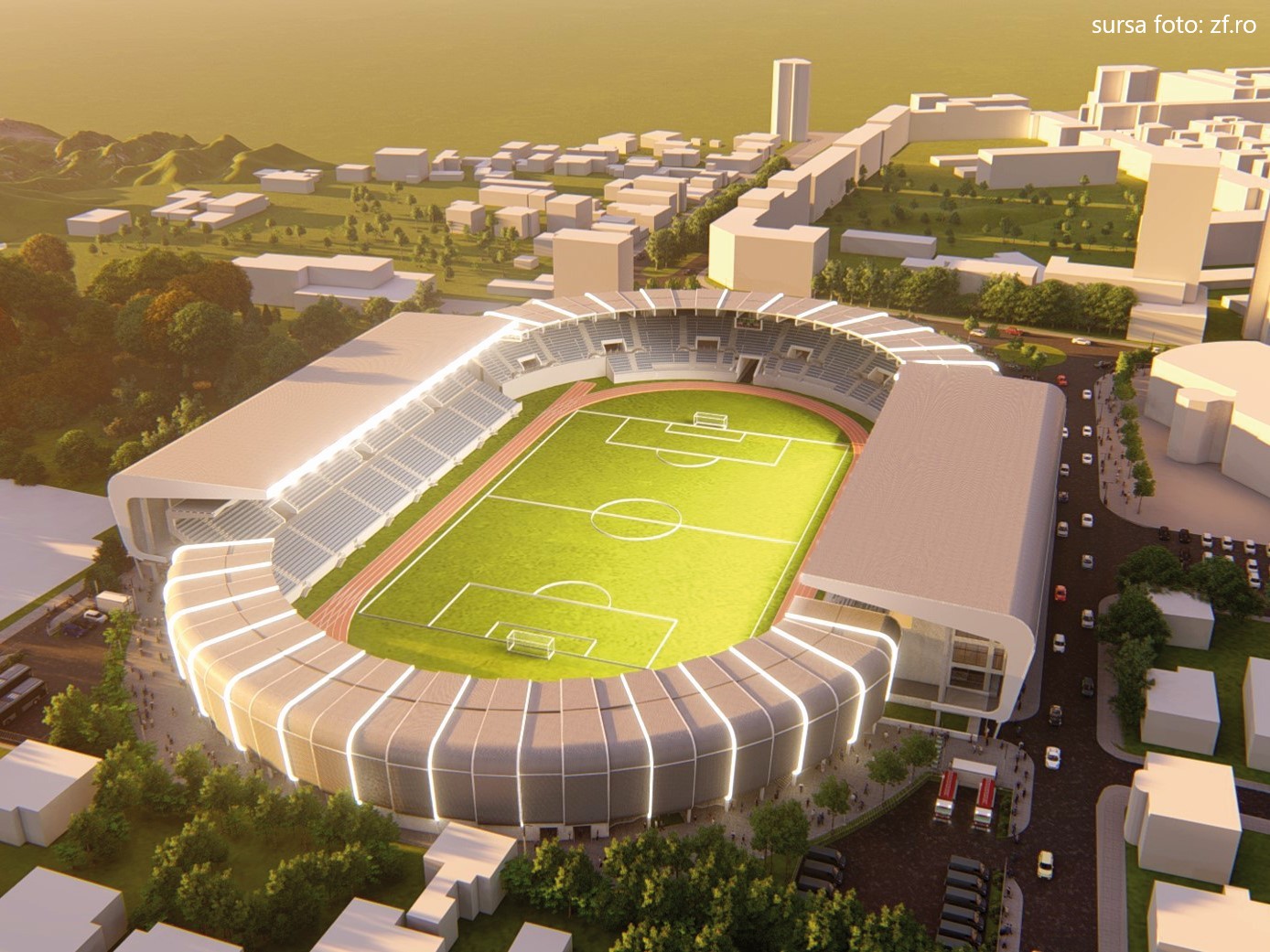 Primarul Sibiului, Astrid Fodor anunță că lucrările la stadionul “Municipal” vor fi gata în august