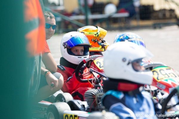 Tânărul pilot din județul Sălaj, Alex Rad, vicecampion național la final de Romanian Karting Masters