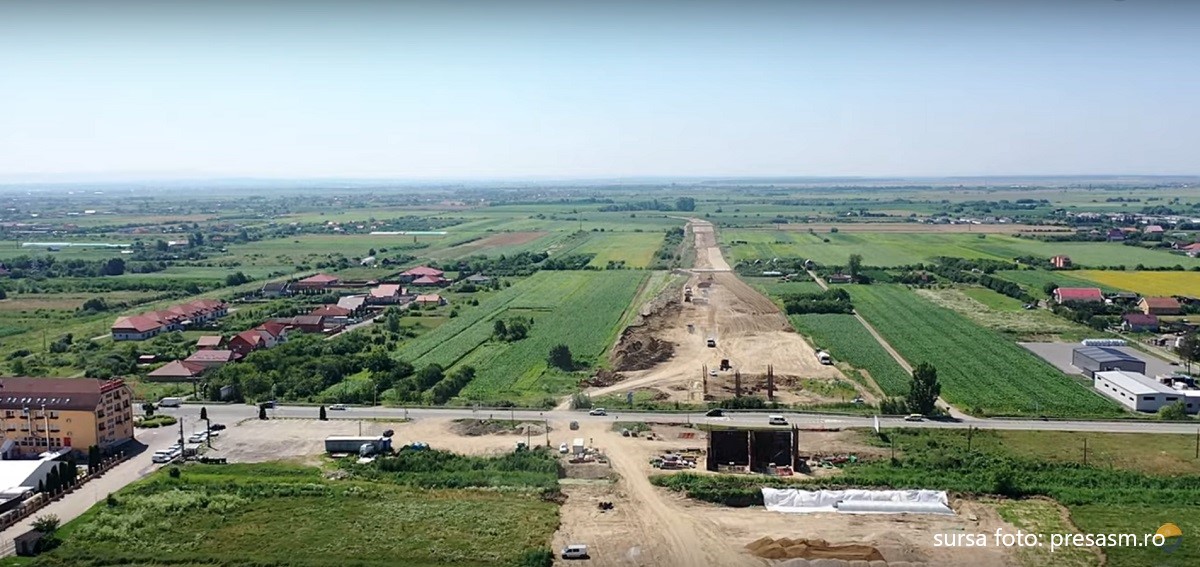 Porțiunea cu podul din centrua municipiului Satu Mare trebuie să fie terminată pe 1 octombrie