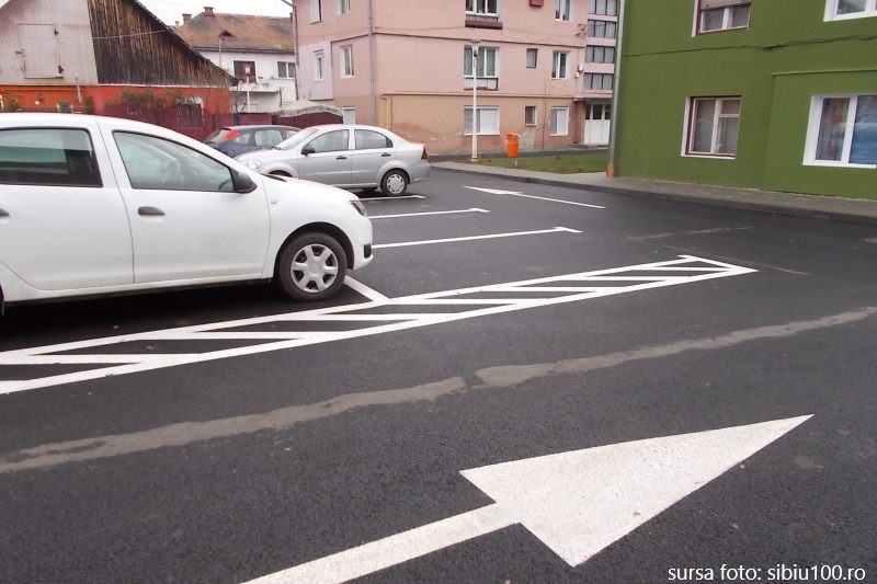 Primăria municipiului Mediaș amenajează o parcare publică în zona centrală a orașului