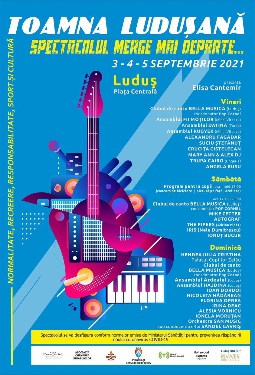 Încep activitățile Festivalului “Toameni Ludușene”. Timp de trei zile, orașul este în sărbătoare