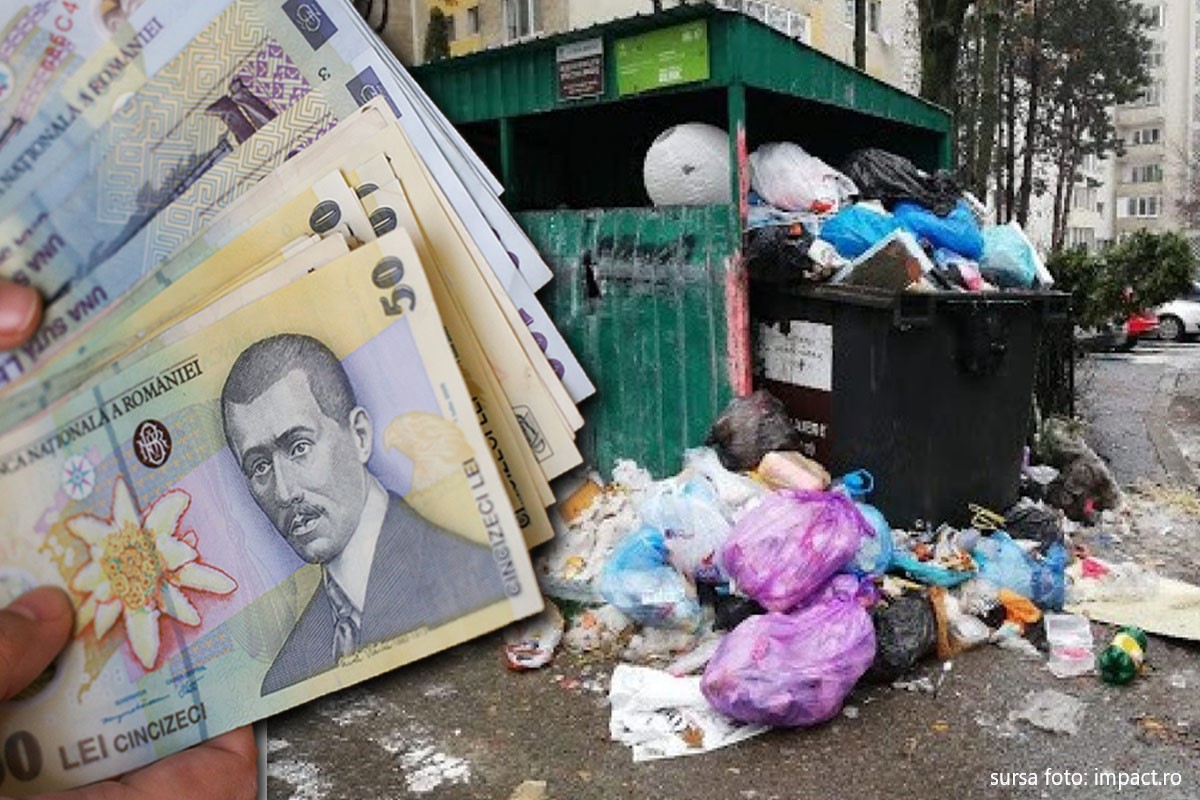 Locuitori din municipiul Zalău au fost amendați pentru că au aruncat gunoiul pe lângă tomberon
